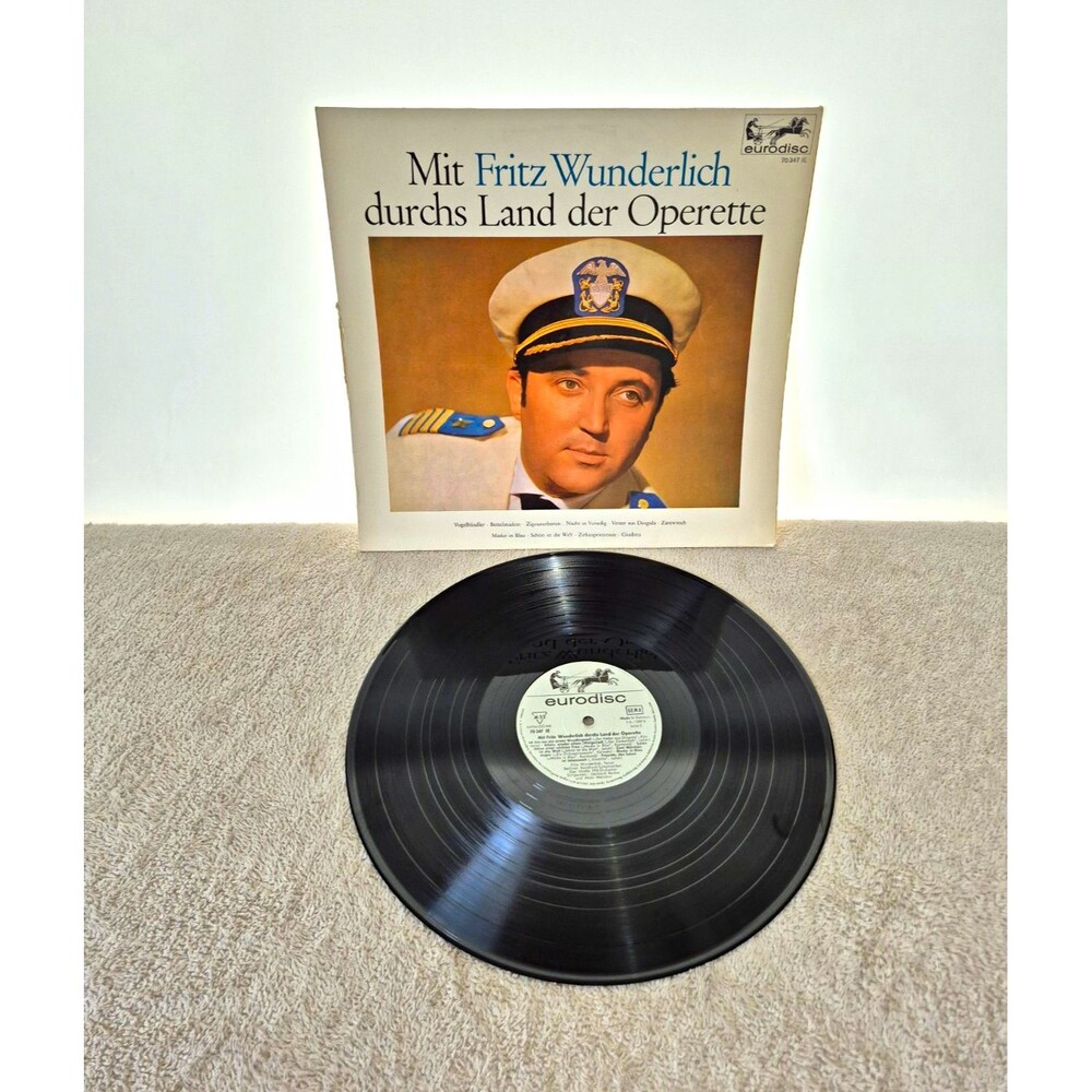 Fritz Wunderlich - Land der Operette LP Eurodisc 70347 IE